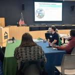 Mountlake Terrace residents listen to the city's budget presentation on Wednesday in Mountlake Terrace. (Provided photo)