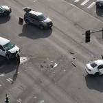 Law enforcement responding to a serious injury collision Tuesday, Jan. 27, 2026. that temporarily closed the intersection of 179th Avenue Southeast and U.S. 2 in Monroe, Washington. (Provided Photo)