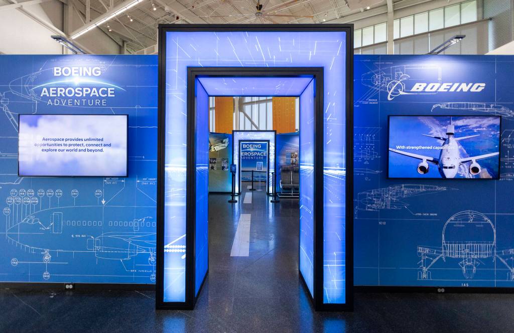 The Boeing Aerospace Adventure at the Boeing Future of Flight on Thursday, Jan. 15, 2026 in Everett, Washington. (Olivia Vanni / The Herald)