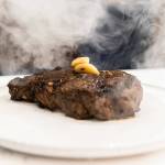 Whiskey Prime Steakhouse’s 18-ounce Chairman steak with garlic confit, 12-year aged balsamic vinegar and bourbon-soaked oak at the Angel of the Winds Casino Resort on Thursday, Jan. 29, 2026 in Arlington, Washington. (Olivia Vanni / The Herald)