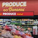 Customers browse the produce section inside the Grocery Outlet on Tuesday, Feb. 10, 2026 in Everett, Washington. (Olivia Vanni / The Herald)