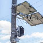A new speed camera set up near Horizon Elementary on Wednesday, May 8, 2024 in Everett, Washington. (Olivia Vanni / The Herald)