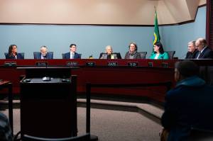The Everett City Council on Jan. 7, 2026. (Will Geschke / The Herald)