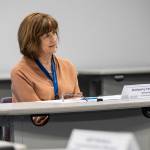 Director of the Snohomish County Health Department Kim Van Pelt sits at board meeting on Tuesday, Feb. 10, 2026 in Everett, Washington. (Olivia Vanni / The Herald)