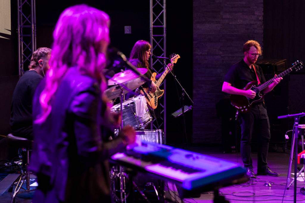 Elton John tribute band called Madman Across the Water performs at The Stage at Quil Ceda Creek Casino on Thursday, June 26, 2025 in Tulalip, Washington. (Olivia Vanni / The Herald)
