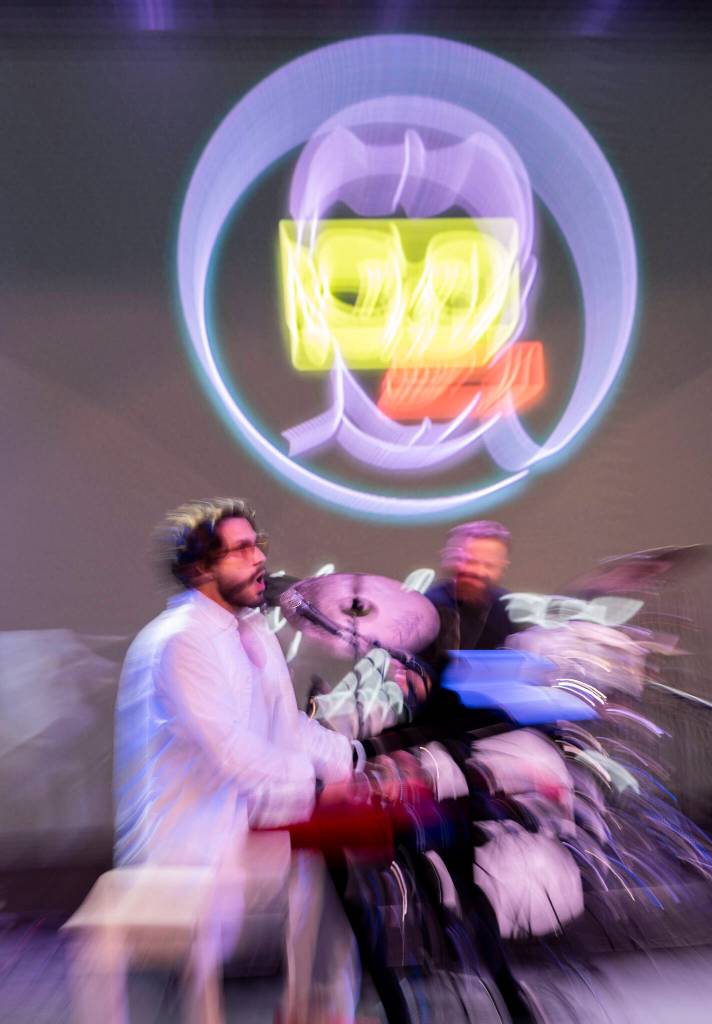 Andrew Vait plays piano with his Elton John tribute band called Madman Across the Water at The Stage at Quil Ceda Creek Casino on Thursday, June 26, 2025 in Tulalip, Washington. (Olivia Vanni / The Herald)