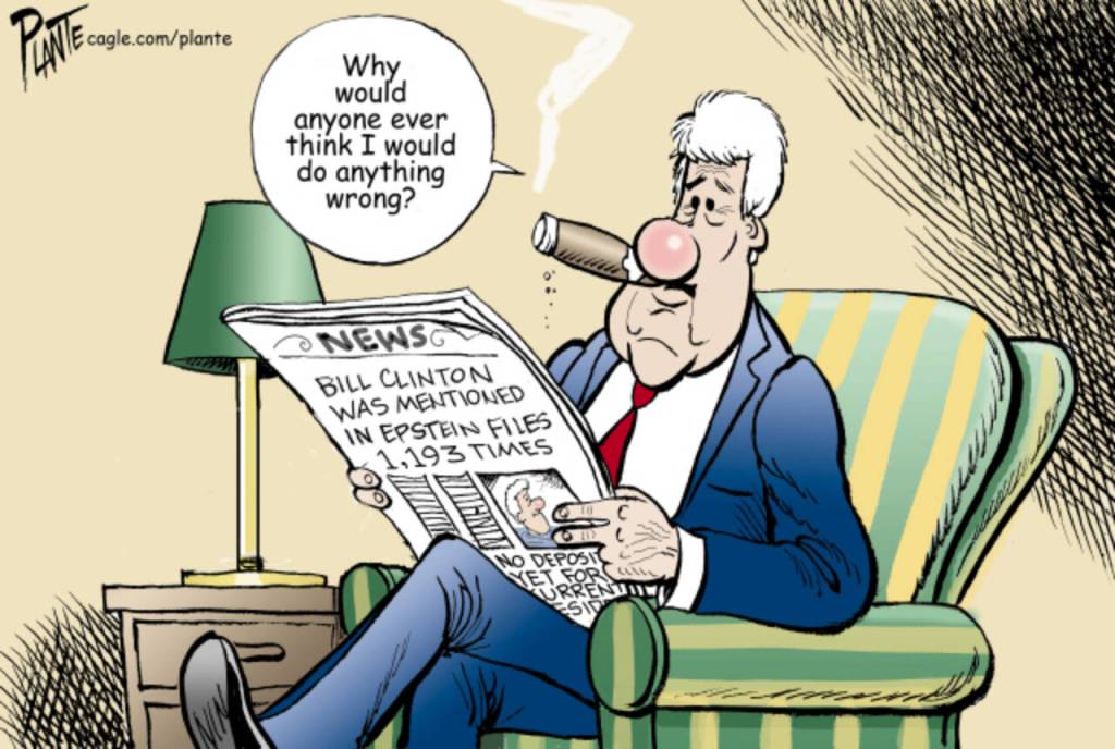 Bill Clinton wonders why anyone would ever want him to testify about the Epstien files, mentioned in the Epstein files, 1193 times, Jeffrey Eptein files, deposition, hot tub photo, Representative Lauren Boebert, House Oversight Committee, former President, investigation, Hillary Clinton, Pizzagate, UFOs, Democrats, GOP linching
