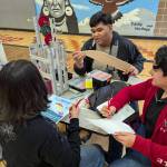 Students participate in the regional KidWind engineering challenge on Saturday, March 15, 2026, at Heritage High School in Marysville, Washington. (Provided photo)
