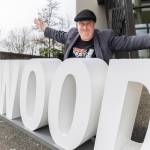 GeekFest showrunner, Nathan Mumm, outside of the Lynnwood Event Center where the event will be held this July on Tuesday, March 17, 2026 in Lynnwood, Washington. (Olivia Vanni / The Herald)