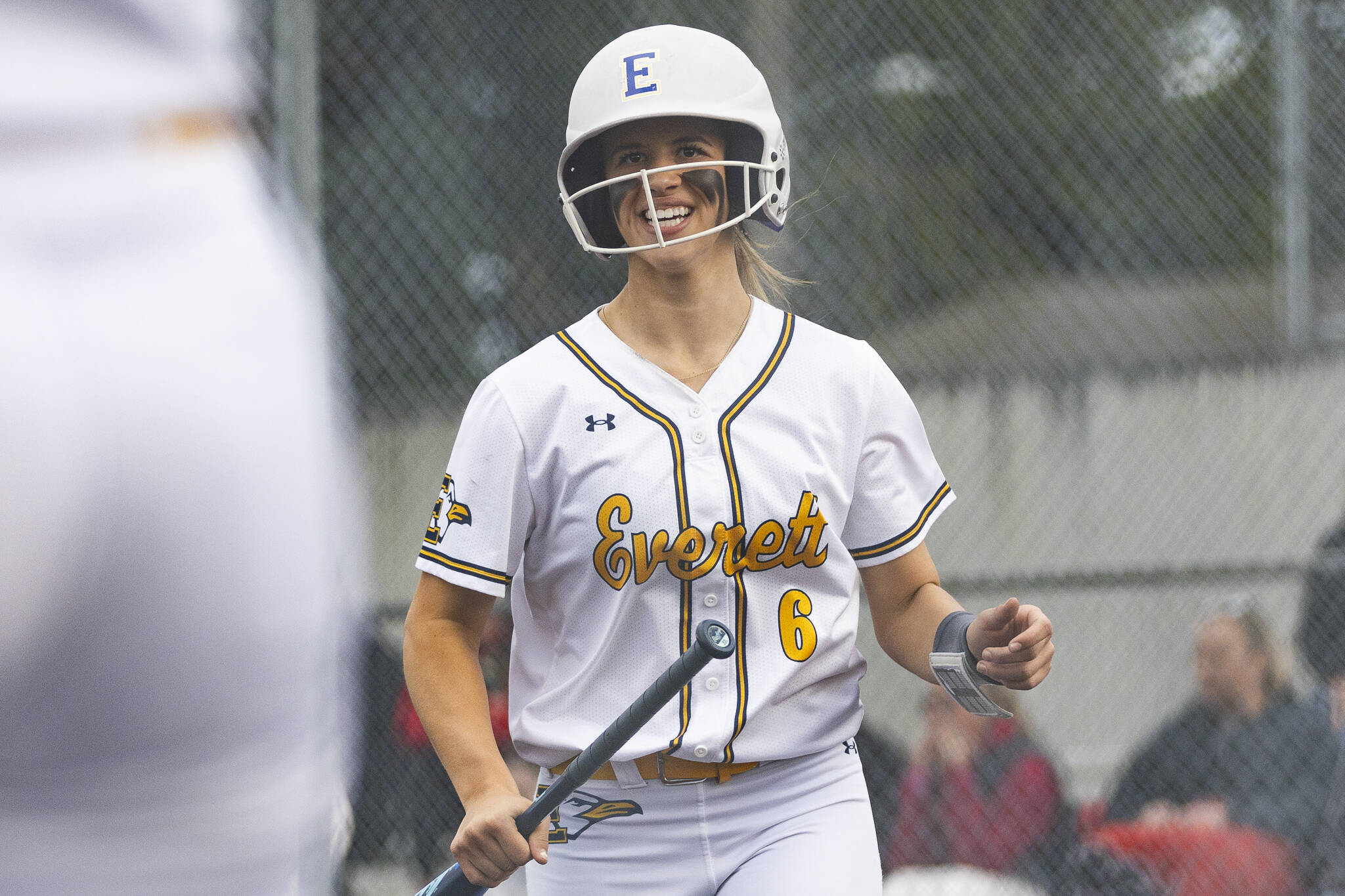 Prep softball: Anna Luscher, Everett deal Stanwood first loss Monday
