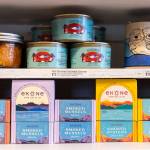 A selection of seafood items available at Salinity Seafood on Thursday, March 12, 2026 in Langley, Washington. (Olivia Vanni / The Herald)