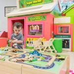 Taylor Winant, 2, plays in the play area at Little Pandas Play Cafe on Tuesday, May 5, 2026, in Everett, Washington. (Olivia Vanni / The Herald)
