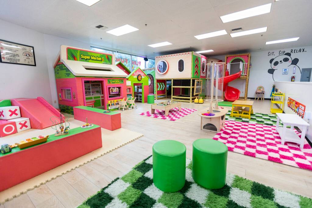 The play area at Little Pandas Play Cafe on Tuesday, May 5, 2026, in Everett, Washington.