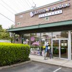 Outside of Little Pandas Play Cafe on Tuesday, May 5, 2026, in Everett, Washington. (Olivia Vanni / The Herald)