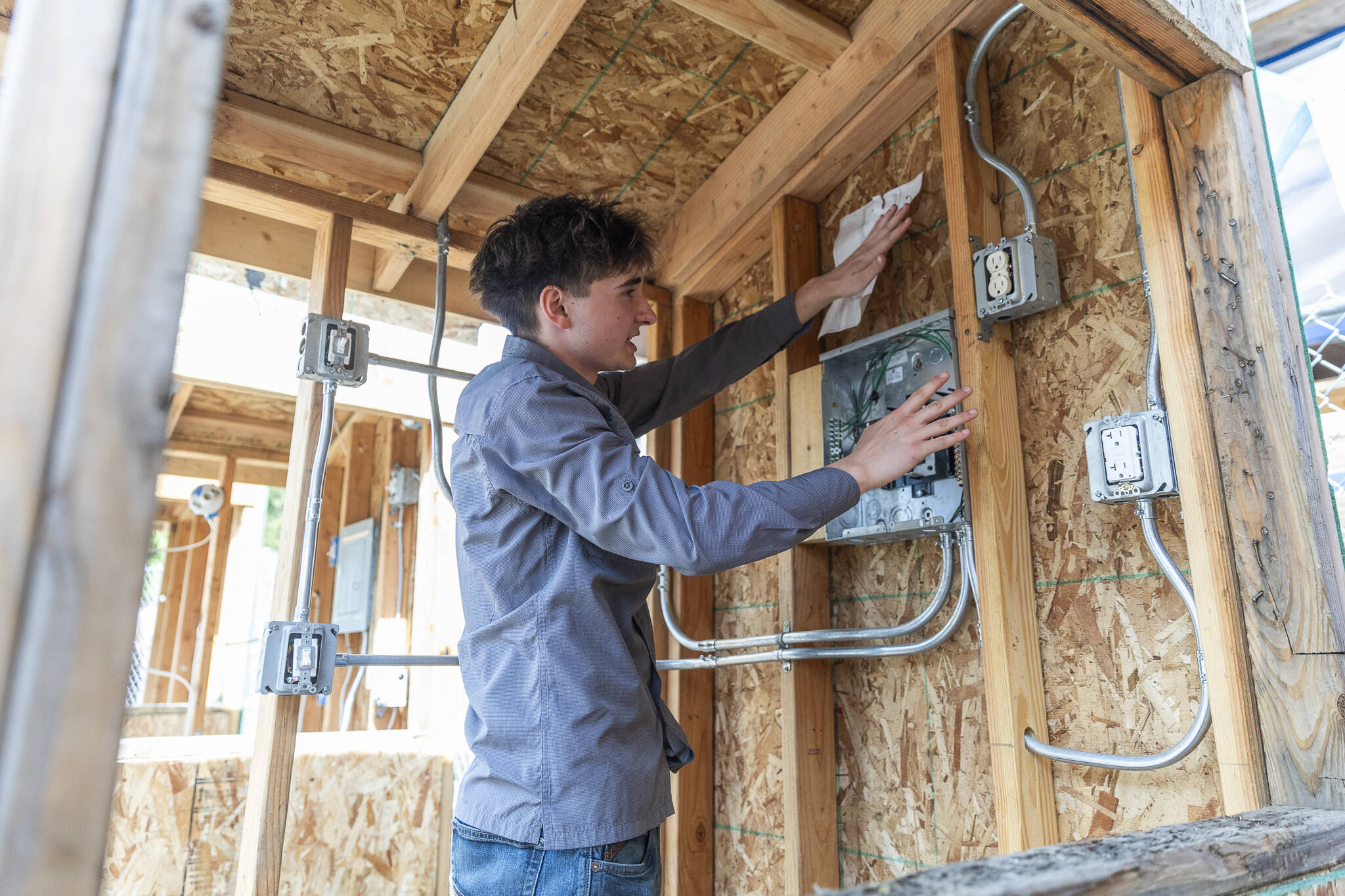 heraldnet.com - Taylor Scott Richmond - Snohomish County high school students showcase their construction skills