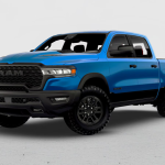 The 2026 Ram 1500 Rebel offers a 3.0-liter twin turbo I-6 engine with standard output or high output configuration.