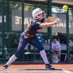 Everetts Presley Eshelman gets a hit during the 3A state opening round loser-out game against Garfield on Friday, May 22, 2026 in Lacey, Washington. (Olivia Vanni / The Herald)