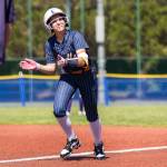 An Everett player reacts during the 3A state opening round loser-out game against Garfield on Friday, May 22, 2026 in Lacey, Washington. (Olivia Vanni / The Herald)