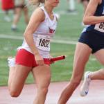 Ivy Stringham of King's High School competes at the Class 1A/2B/1B state track meet, which took place May 28-30, 2026 at Zaepfel Stadium in Yakima, Washington. (Photo courtesy of Donna Beard)