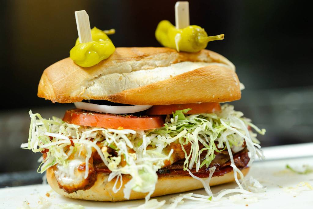 The Italian Stallion sandwich is served at Heidis Sandwichboard, located at 1206 1st St. in Snohomish.