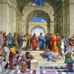 Raphaels School of Athens celebrates mankinds intellectual achievements and connection to the great minds of classical Greece. (Rick Steves)