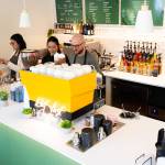 Baristas work on making drinks inside of Visible Edmonds on Monday, June 1, 2026 in Edmonds, Washington. (Will Geschke / The Herald)