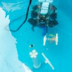 The ROV completes a series of tasks during testing on Wednesday, June 3, 2026 in Edmonds, Washington. (Olivia Vanni / The Herald)