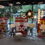 Inside the showroom at the Seattle Lighting on Hewitt Avenue on Friday in Everett. (Jenna Millikan / The Herald)