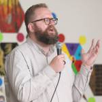 State Sen. Marko Liias speaks during World Refugee Day at Edmonds College's Brier Hall on Friday, June 12, 2026, in Edmonds, Washington. (Michael Hennneke / The Herald)