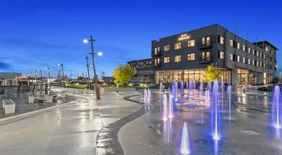 Hotel Indigo, located on the Everett waterfront, reports higher than normal occupancy rates during the World Cup, but nothing as originally expected. (Provided photo)