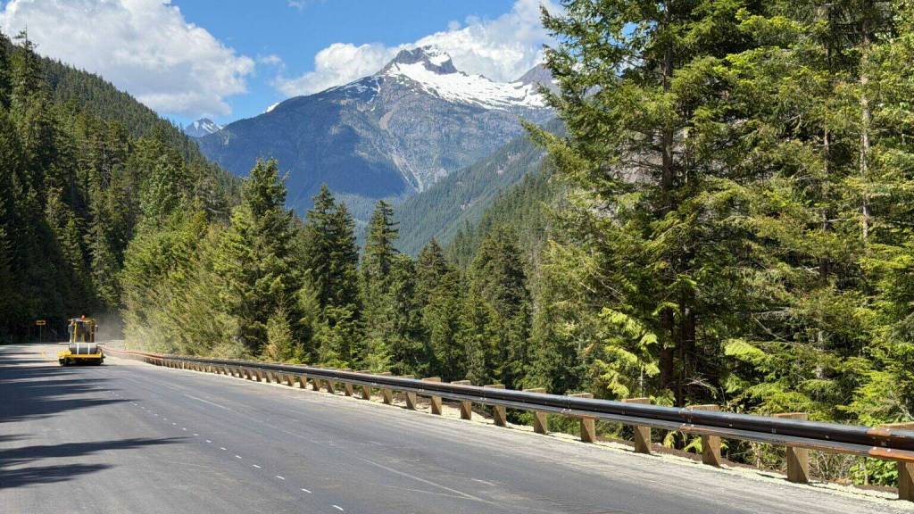 Contractor crews working for the Washington State Department of Transportation completed emergency repairs on Highway 20 and fully reopened the North Cascade Highway on Sunday, June 14. (Photo courtesy of WSDOT)