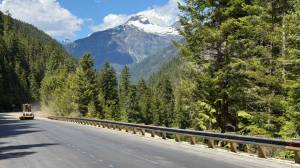 Contractor crews working for the Washington State Department of Transportation completed emergency repairs on Highway 20 and fully reopened the North Cascade Highway on Sunday, June 14. (Photo courtesy of WSDOT)