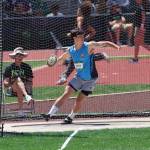 Shorewoods Jaden Marlow competes in the Discus Throw for the U20 Men Decathlon at Nike Outdoor Nationals in Eugene, Oregon on June 19, 2026. (Photo courtesy of Donna Beard)