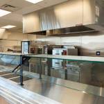 Inside the new kitchen at Jackson Elementary School on Tuesday, July 7, 2026, in Everett, Washington. (Olivia Vanni / The Herald)