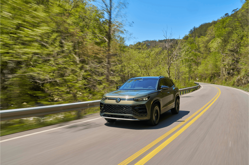 The 2026 SEL R-Line Turbo is a powerful new trim for the Volkswagen Tiguan compact SUV.