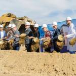 Skagit Regional Health breaks ground at the site for a new medical plaza on Tuesday, July 7, 2026 in Arlington, Washington. (Olivia Vanni / The Herald)