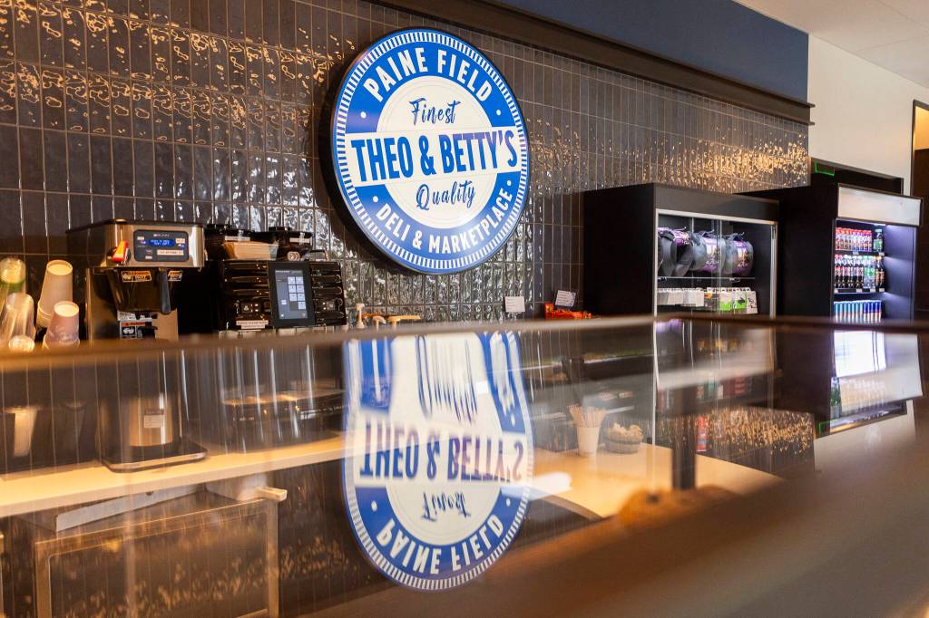 Paine Fields Theo & Bettys Deli and Marketplace in Everett. (Olivia Vanni / The Herald)