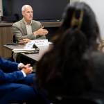 U.S. Rep. Rick Larsen speaks during a roundtable with local fertility doctors and advocates to discuss the importance of expanding access to IVF and the Right to IVF Act on Monday, July 27, 2026 in Everett, Washington. (Olivia Vanni / The Herald)