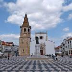 Tomars Praça da República is a classic Portuguese square where you can relax at a café and enjoy the Old World scene. (Robert Wright)
