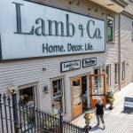 A customer walks into the Lamb & Co. storefront located along First Street on July 21 in Snohomish, Washington. (Olivia Vanni / The Herald)