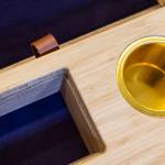 Details of a custom Bandpass Design table on July 28 in Edmonds, Washington. (Olivia Vanni / The Herald)