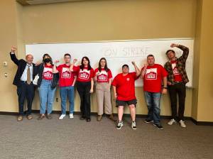Stanwood Camano News, the Skagit Valley Herald and the Anacortes American went on strike July 24-29 for higher wages and AI protections. (Provided photo)