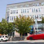 The outside of the Artspace Everett Lofts building along Hoyt Avenue on Wednesday, Aug. 5, 2026 in Everett, Washington. (Olivia Vanni / The Herald)