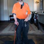 James Wols, a resident of the Monte Cristo Apartments, stands in the lobby on Wednesday, Aug. 5, 2026 in Everett, Washington. (Olivia Vanni / The Herald)