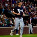 Minnesota Twins first-base coach Grady Sizemore, a former three-sport star at Everetts Cascade High School, jogs on the T-Mobile Park Field in Seattle, Washington on Sunday, Aug. 2, 2026. (Photo courtesy of Mason Coe)