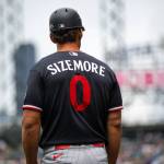 Minnesota Twins first-base coach Grady Sizemore, a former three-sport star at Everetts Cascade High School, coaches against the Mariners at T-Mobile Park in Seattle, Washington on Sunday, Aug. 2, 2026. (Photo courtesy of Mason Coe)