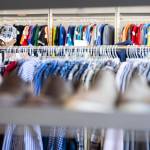Racks of clothing and shoes fill the back area of Goodwill on Monday, Aug. 3, 2026, in Everett, Washington. (Olivia Vanni / The Herald)